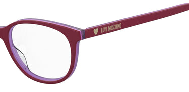 Premium Women Moschino Love Model Eyeglasses: MOL543 - Cherry- SpecSMART Eye Clinic (Zoom View)